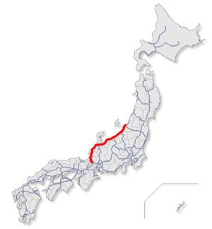 北陸自動車道　位置図