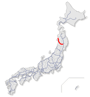 秋田自動車道　位置図