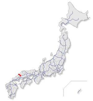 浜田自動車道　位置図