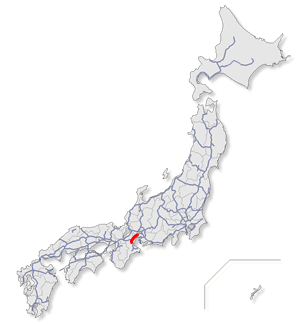 東名阪自動車道　位置図