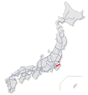 東関東自動車道　位置図
