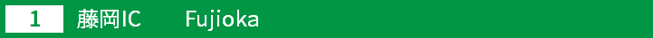 (1)藤岡インターチェンジ