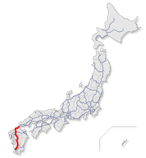 九州自動車道　位置図