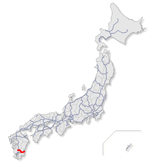 宮崎自動車道　位置図
