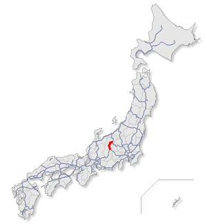 長野自動車道　位置図