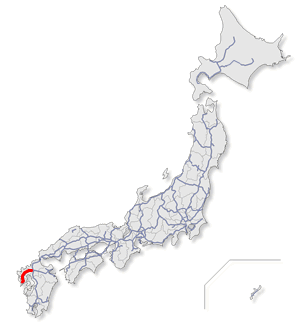 長崎自動車道　位置図