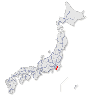 館山自動車道　位置図