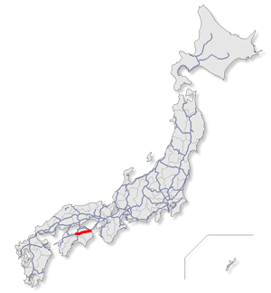 徳島自動車道　位置図