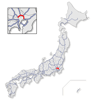 東京外環自動車道　位置図